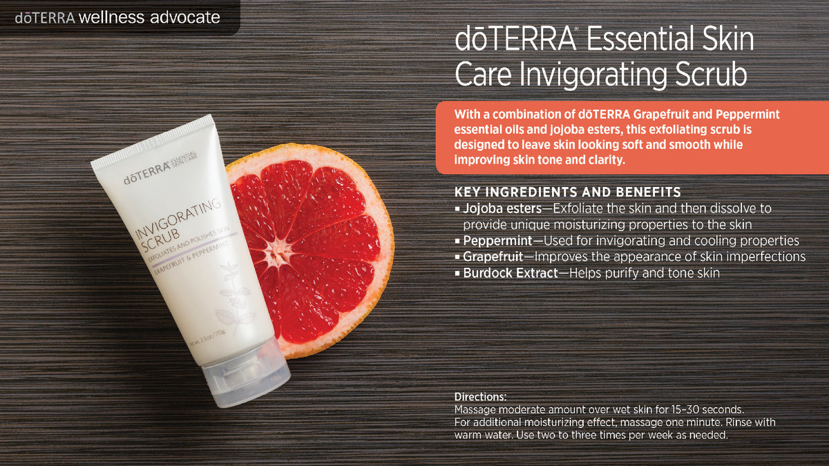 wa essential skin care invigorating scrub