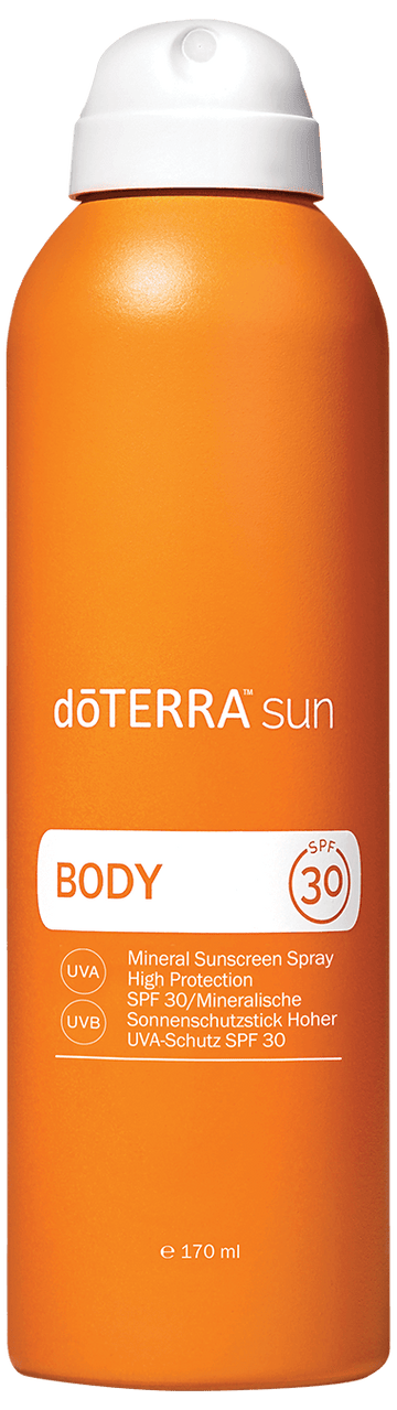 Doterra sun ásványi fényvédő spray testre