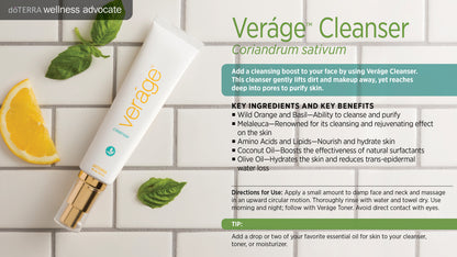 wa verage cleanser
