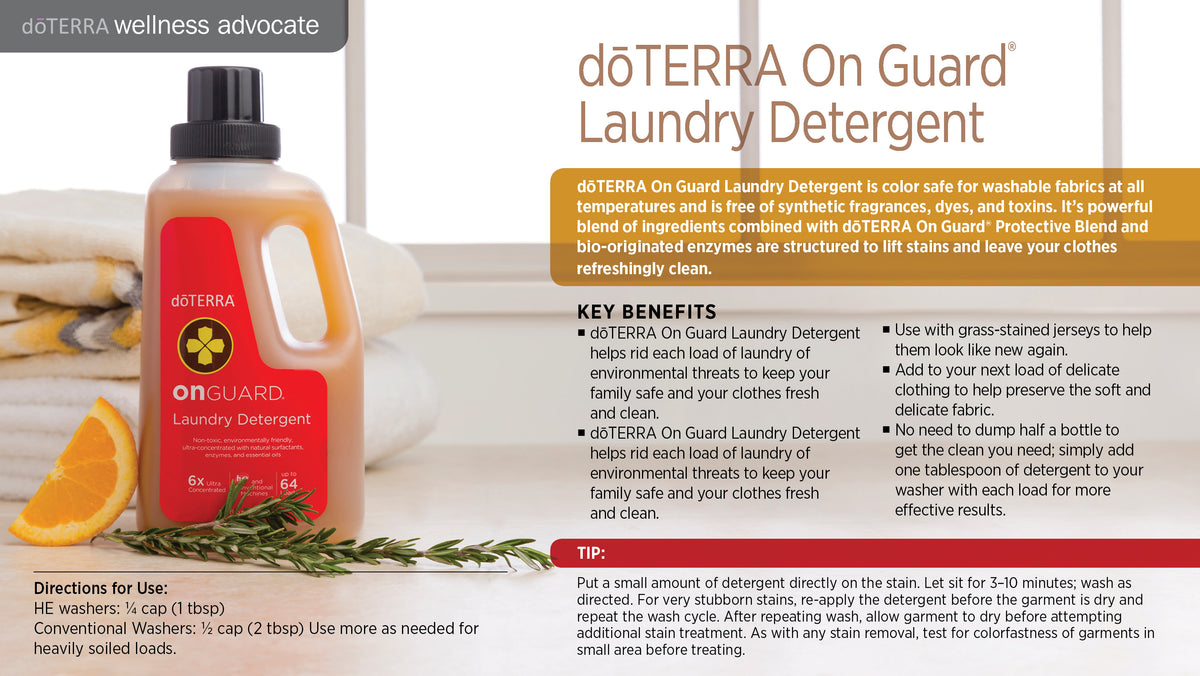 wa on guard laundry detergent