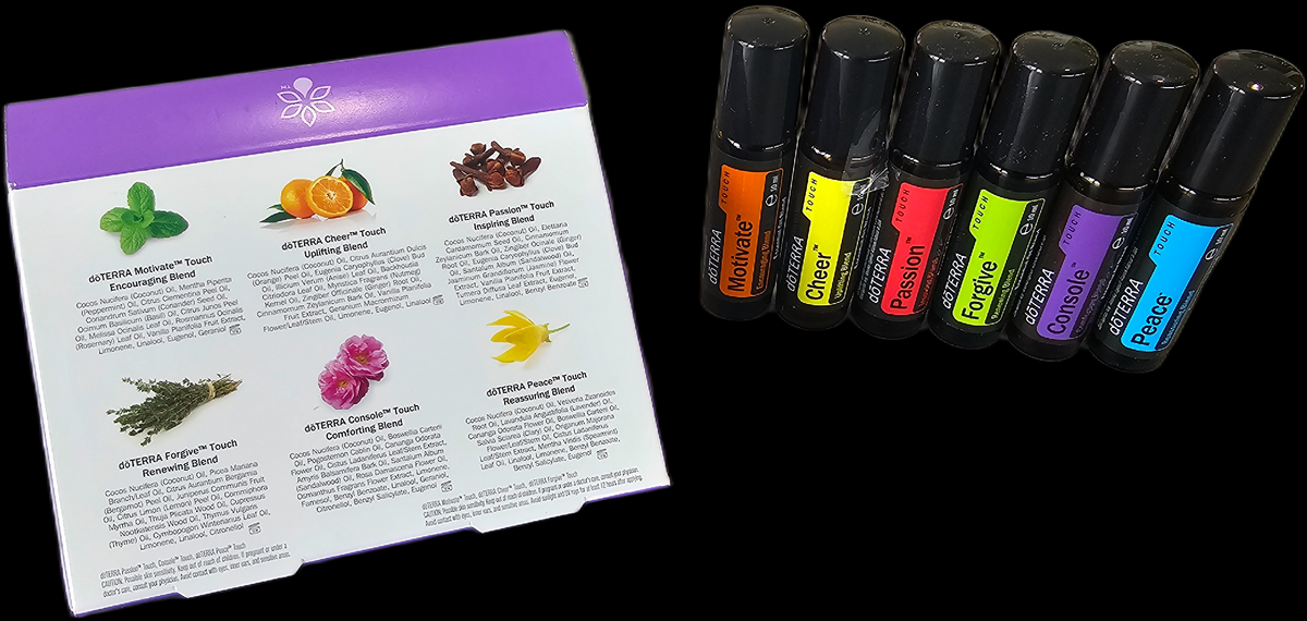 60215567 doTERRA Essential Aromatics touch csomag kibontva