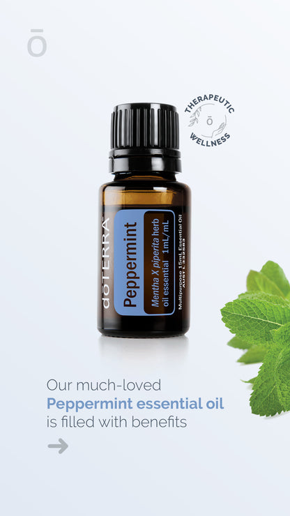 Peppermint 15mL Essential Oils TGA Social Media AU NZ English Instagram Story 9x16 1
