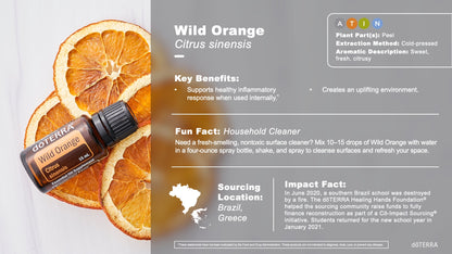 doTERRA wild orange vadnarancs illóolaj 15ml