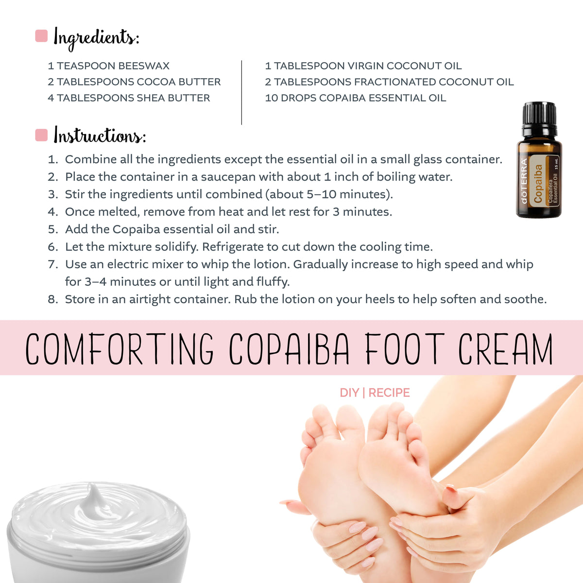 Doterra Copaiba olaj 15 ml lábkrém