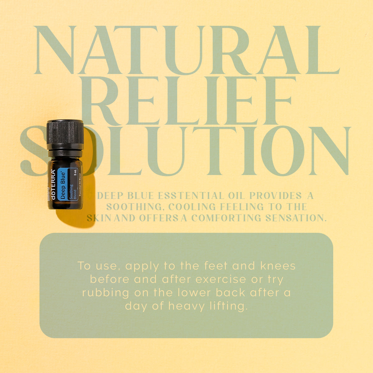 Doterra deep blue illóolaj keverék 5 ml