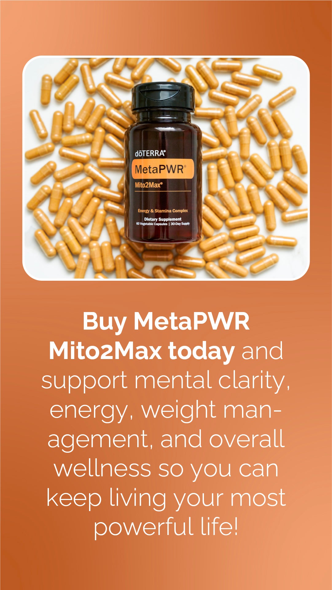 Doterra MetaPWR Mito2max zöldségkapszula