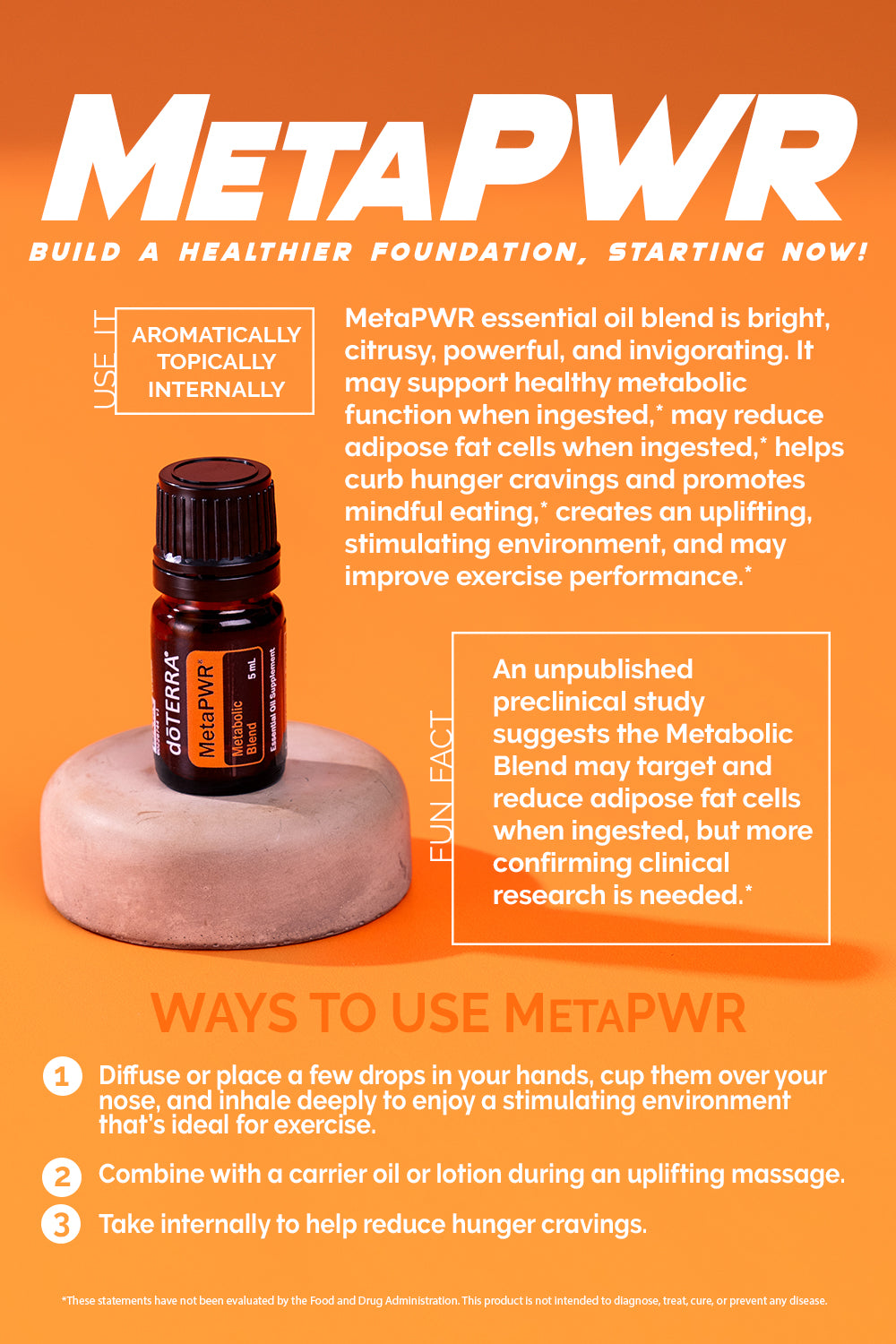 Doterra MetaPWR rendszer