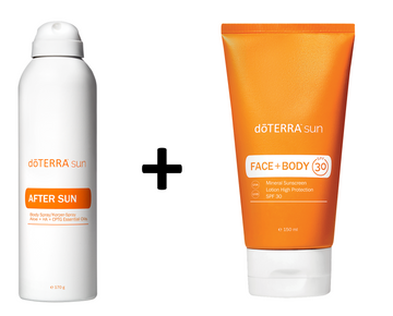 After Sun Body Spray + Face & Body Mineral Suscreen