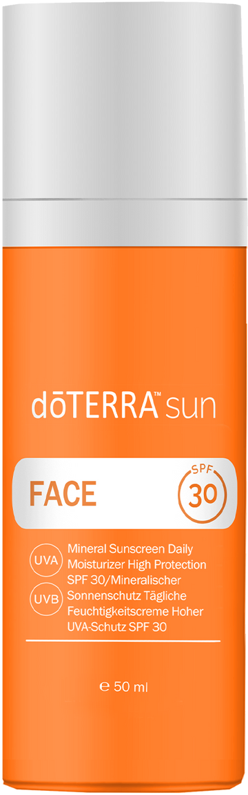 Doterra sun face mineral sunscreen moisturizer